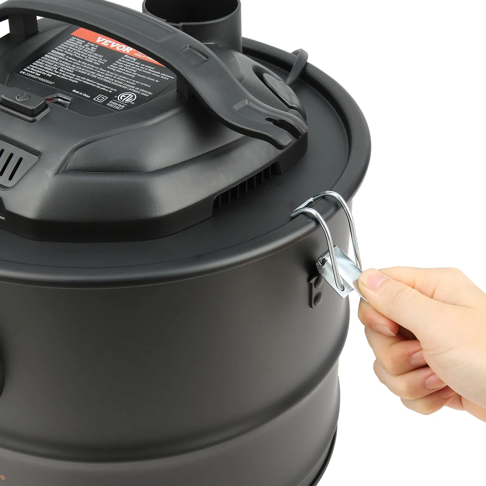 VEVOR 4 Gallon Ash Vacuum Cleaner with 1200W Suction, 47.2' Hose for Fireplaces & Grills - Image 9