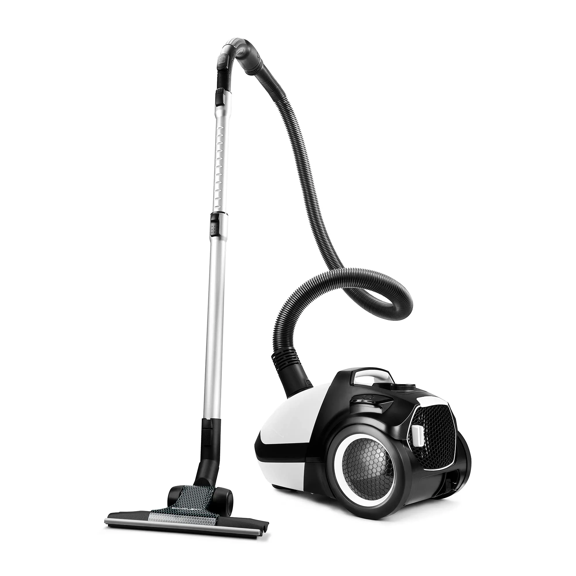 WhisperJet C2 Canister Vacuum Cleaner - Ultra-Quiet, U15 ULPA Filtration, Made in Germany