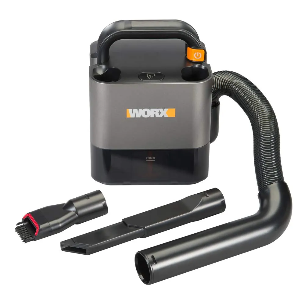 WORX WX030L.9 20V Cordless Cube Vac - Lightweight, Powerful Suction, Easy Empty, Black