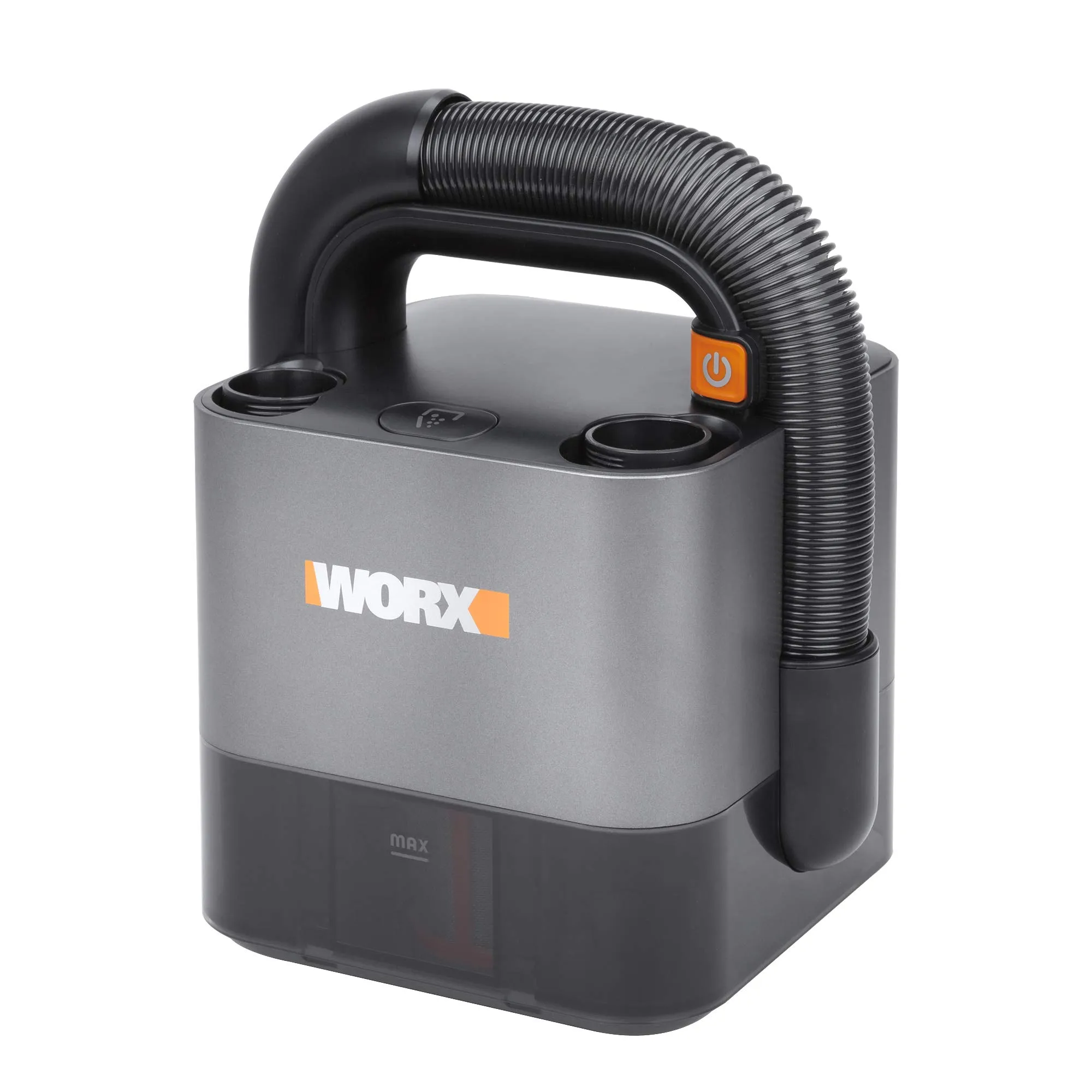 WORX WX030L 20V Power Share Cordless Cube Vac - Compact Black Vacuum for Home, Office & Car