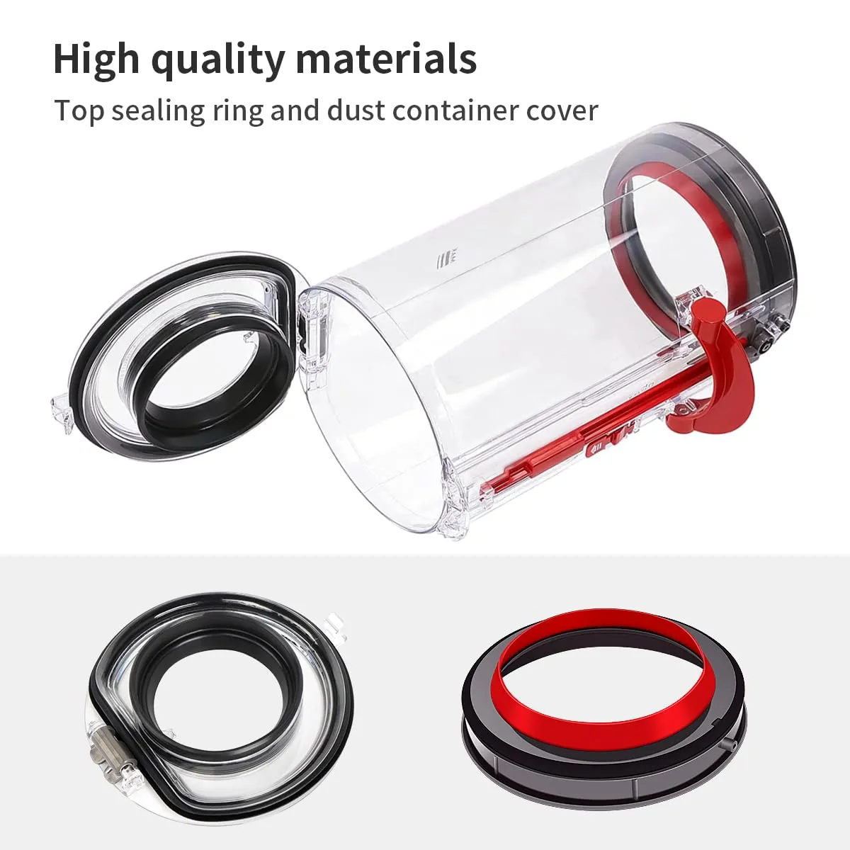 WuYan Upgraded Dust Bin for Dyson V10 Vacuum Cleaner - High-Quality Replacement Canister - Image 4