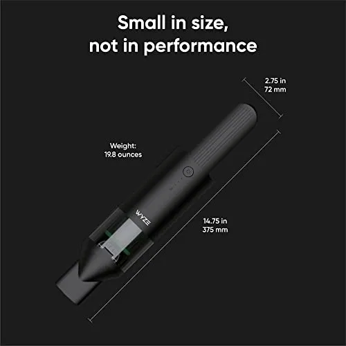 WYZE Handheld Vacuum Cleaner - Cordless, 16,800Pa Suction, Lightweight, Fast Charging, Ideal for Pets, Home & Car - Image 6